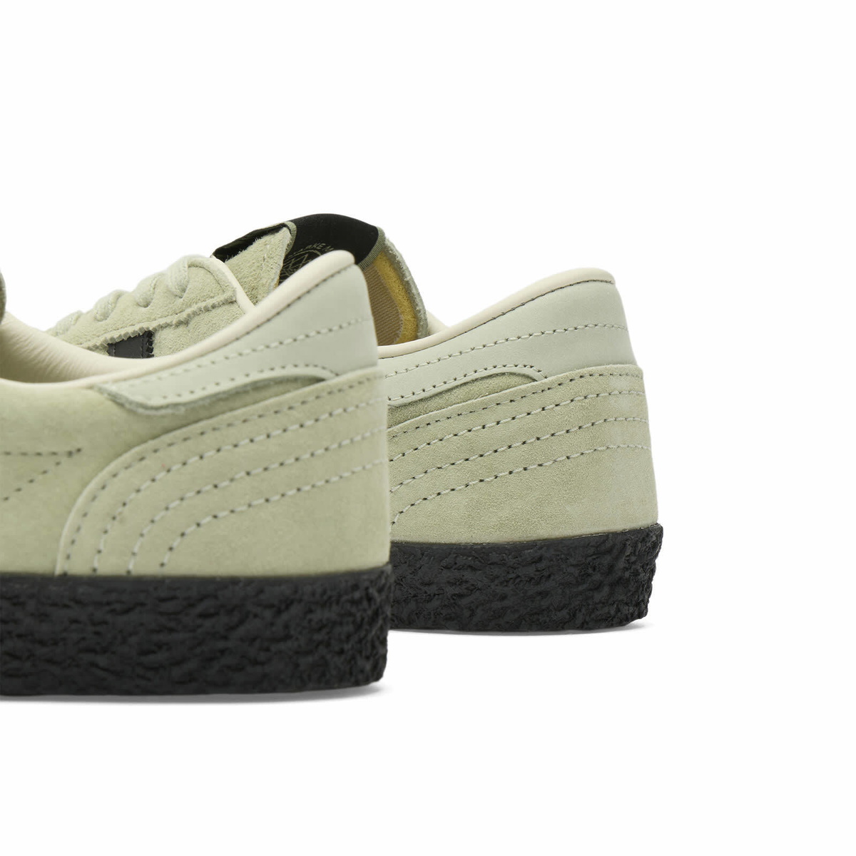 END. x Adidas Men's Munchen II SPZL Sneaker in Halo Green/Core Black
