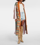 Alanui Scent of Incense patchwork coat