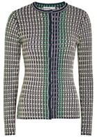 Simkhai Mabel Textured Cut-out Knit top Blue