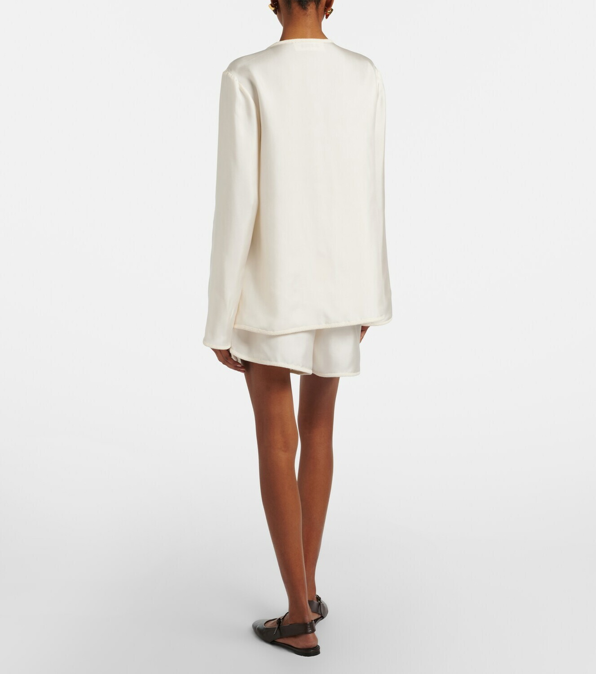Róhe Silk shorts