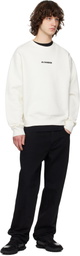 Jil Sander Off-White Logo Sweatshirt
