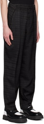 ADER error Black Pleated Trousers