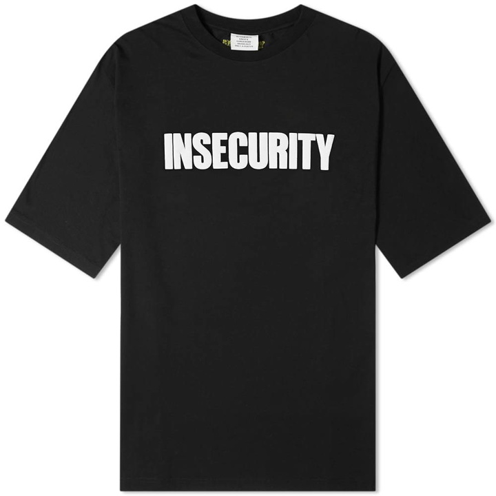 Photo: VETEMENTS Oversize Insecurity Tee