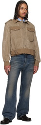 OUR LEGACY Khaki Battle Denim Jacket