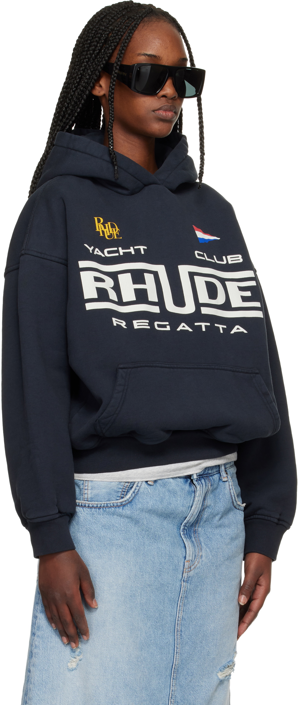 Rhude Black 'Rhude Regatta Yacht Club' Hoodie