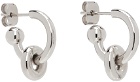 Justine Clenquet Silver Ethan Earrings