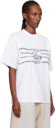 Alexander Wang White Oversized Graphic T-shirt