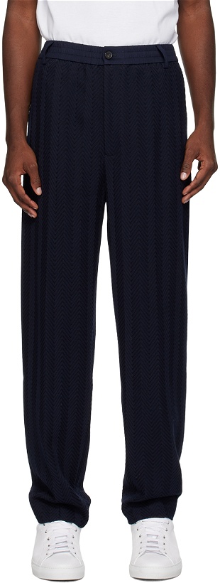 Photo: Missoni Navy Tapered Trousers