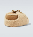 Visvim Open Car shearling and cotton hat