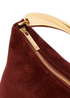 Mansur Gavriel Hera Suede top Handle bag - Chocolate - One Size