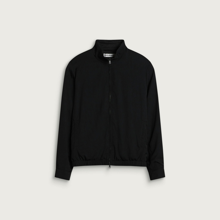 Photo: Our Legacy Men's Night Drape Twill Casino Jacket in Crown Black
