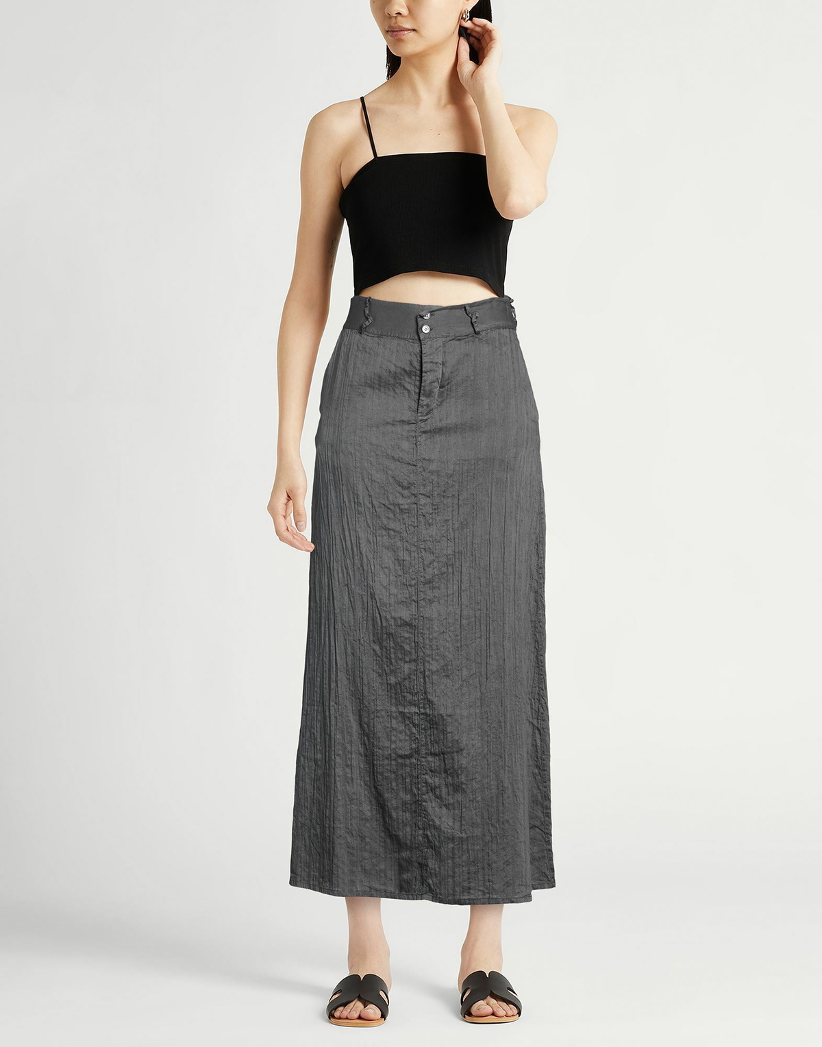 Crossley Womens Maxi skirt in Grey