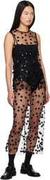 Cecilie Bahnsen Black Utania Tank Top