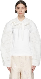 Tricot Comme des Garçons White Cotton T-Shirt