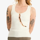 SIR. Women's Chiara Beaded Tank Top in Ivory