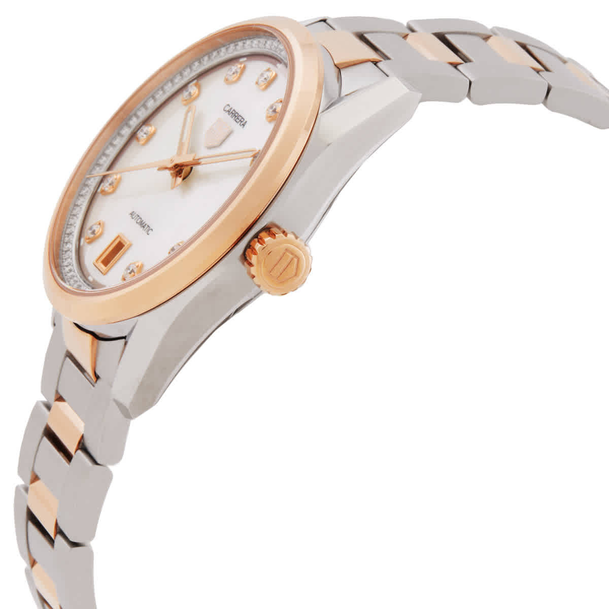 Tag Heuer Carrera Automatic Diamond White Dial Ladies Watch WBN2351.BD0000