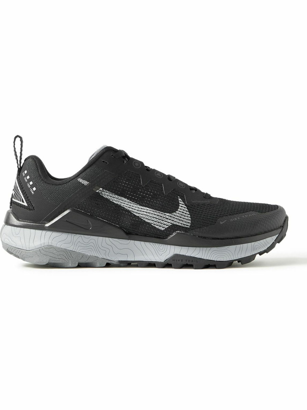 Photo: Nike Running - Wildhorse 8 Rubber-Trimmed Mesh Running Sneakers - Black
