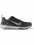 Nike Running - Wildhorse 8 Rubber-Trimmed Mesh Running Sneakers - Black