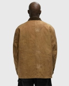 Needles Coverall Kakishibu Paint Brown Mens Coat