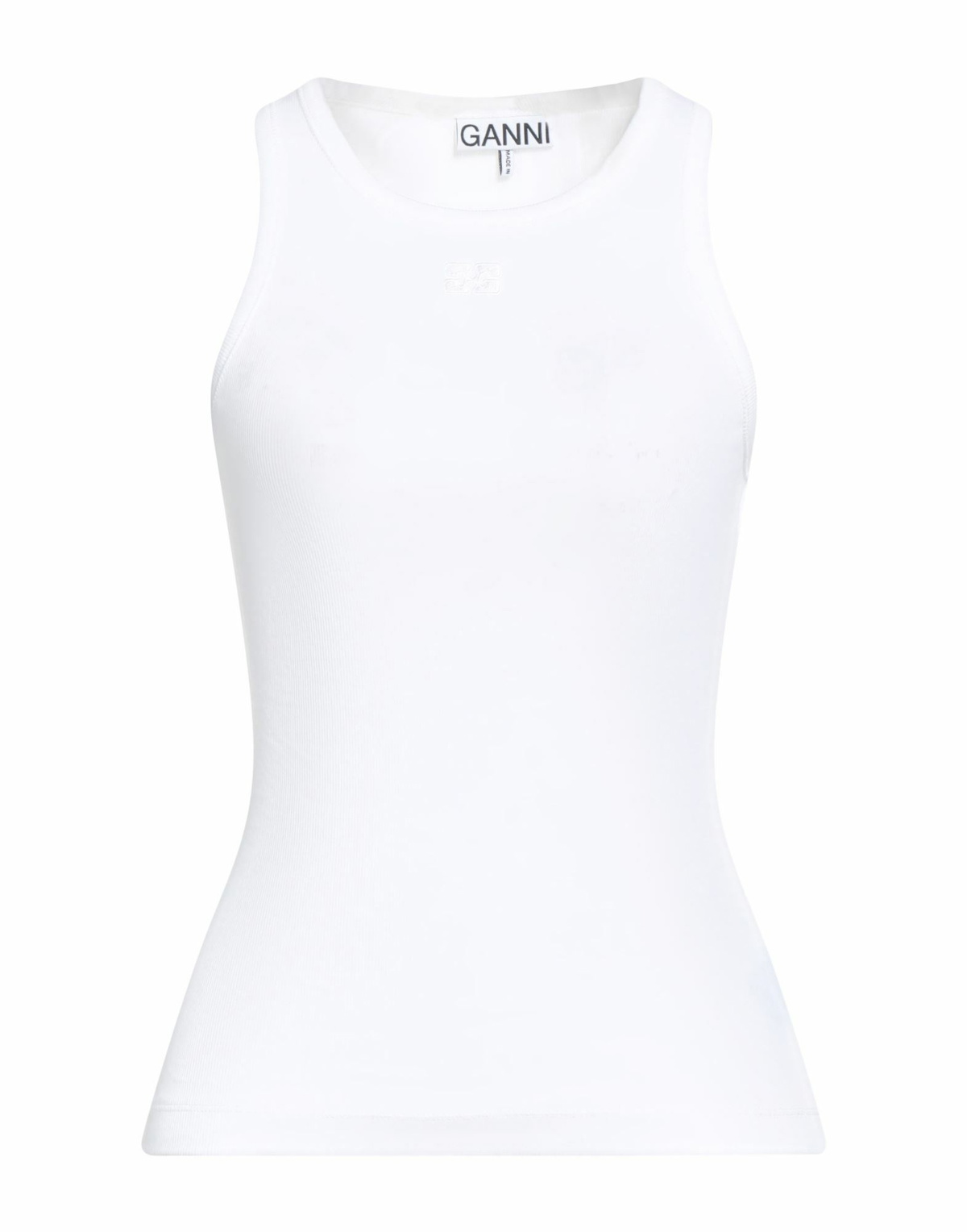 Ganni Womens Tank top in White