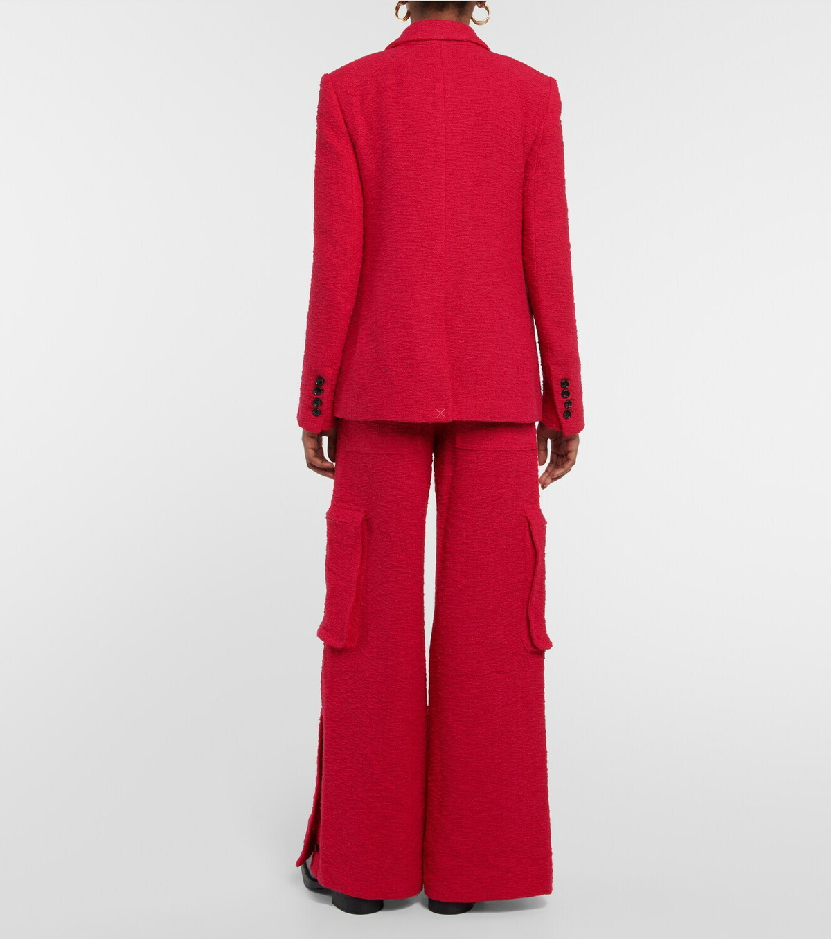 Amiri - Double-breasted bouclé blazer