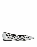 Sergio Rossi Womens Ballet flats in Silver