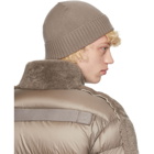 Rick Owens Brown Moncler Edition Cashmere Beanie