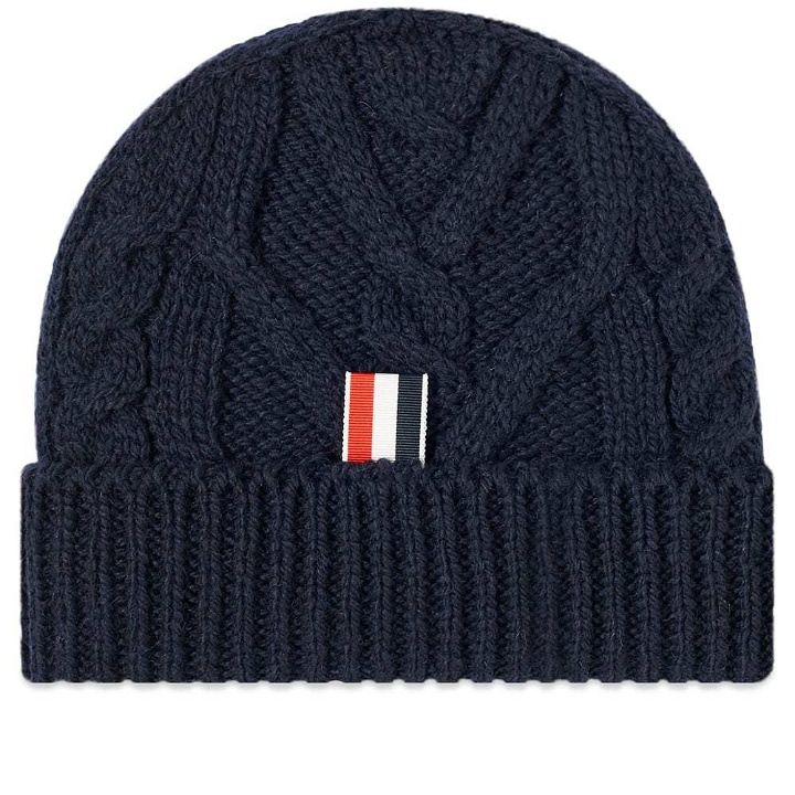 Photo: Thom Browne Aran Cable Donegal Knit Hat