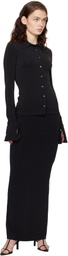 ÉTERNE Black Emma Maxi Skirt