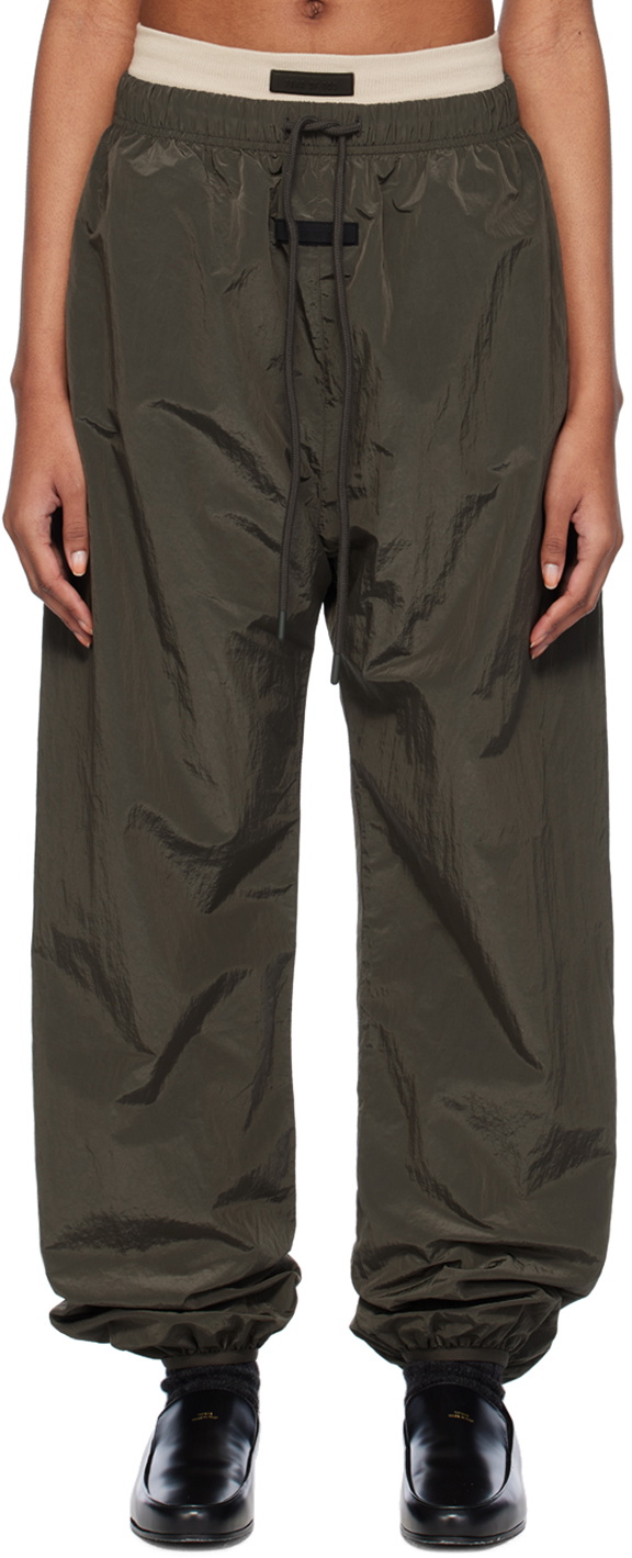 Fear of God ESSENTIALS Gray Drawstring Track Pants Fear Of God Essentials