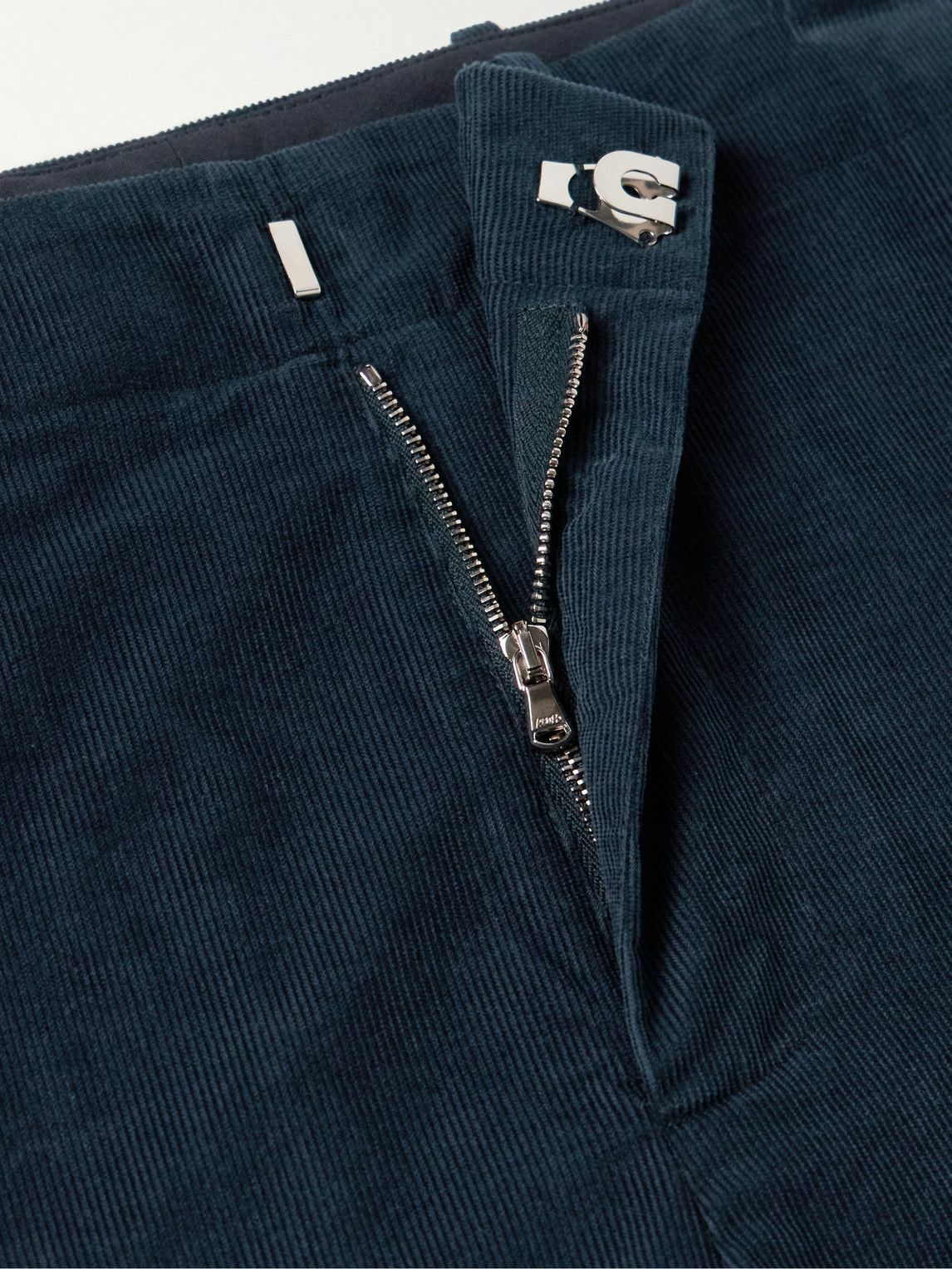 Gabriela Hearst - Rhys Straight-Leg Cotton-Corduroy Trousers - Blue