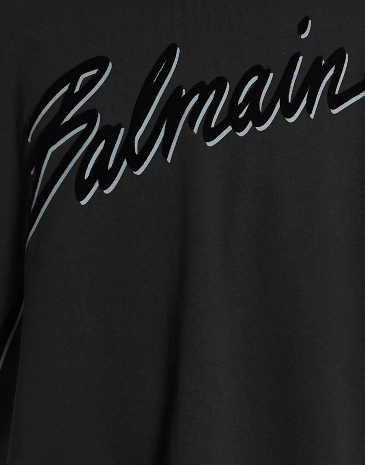 Balmain Mens T-shirt Charcoal