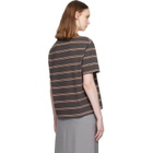 Jil Sander Brown Cotton Crew-Neck T-shirt