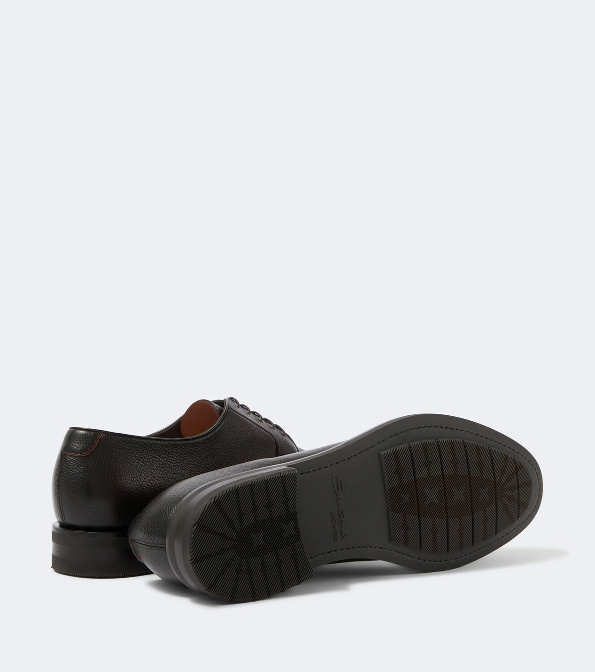 Santoni Ensley leather Derby shoes