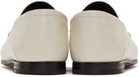 Gucci White Brixton Loafers