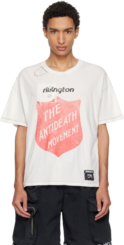 Photo: Rivington Roi Rebis Off-White 'Anti Death' Tyler T-shirt