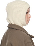 LEMAIRE Off-White Hood Balaclava