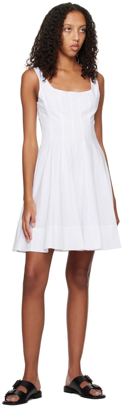 Staud White Wells Minidress Staud