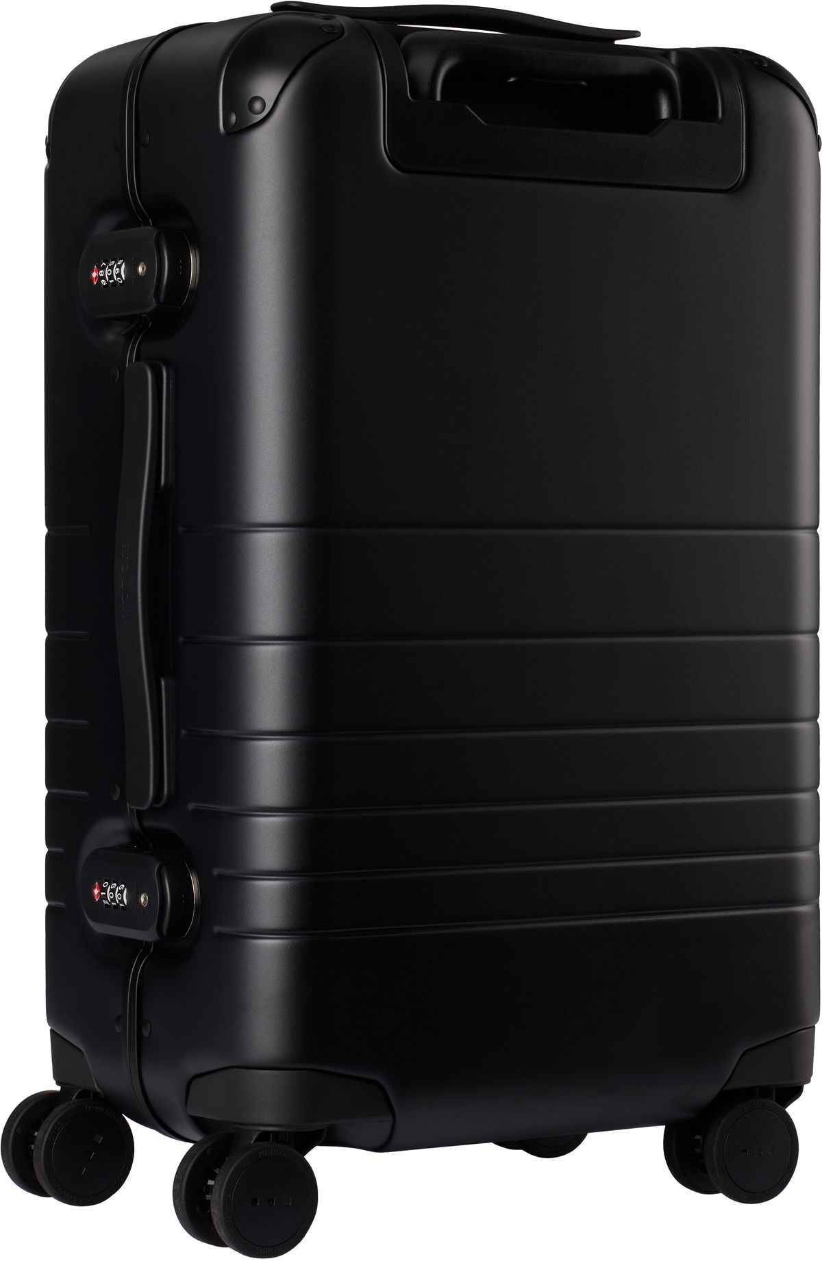 Monos Black Hybrid Carry-On Suitcase