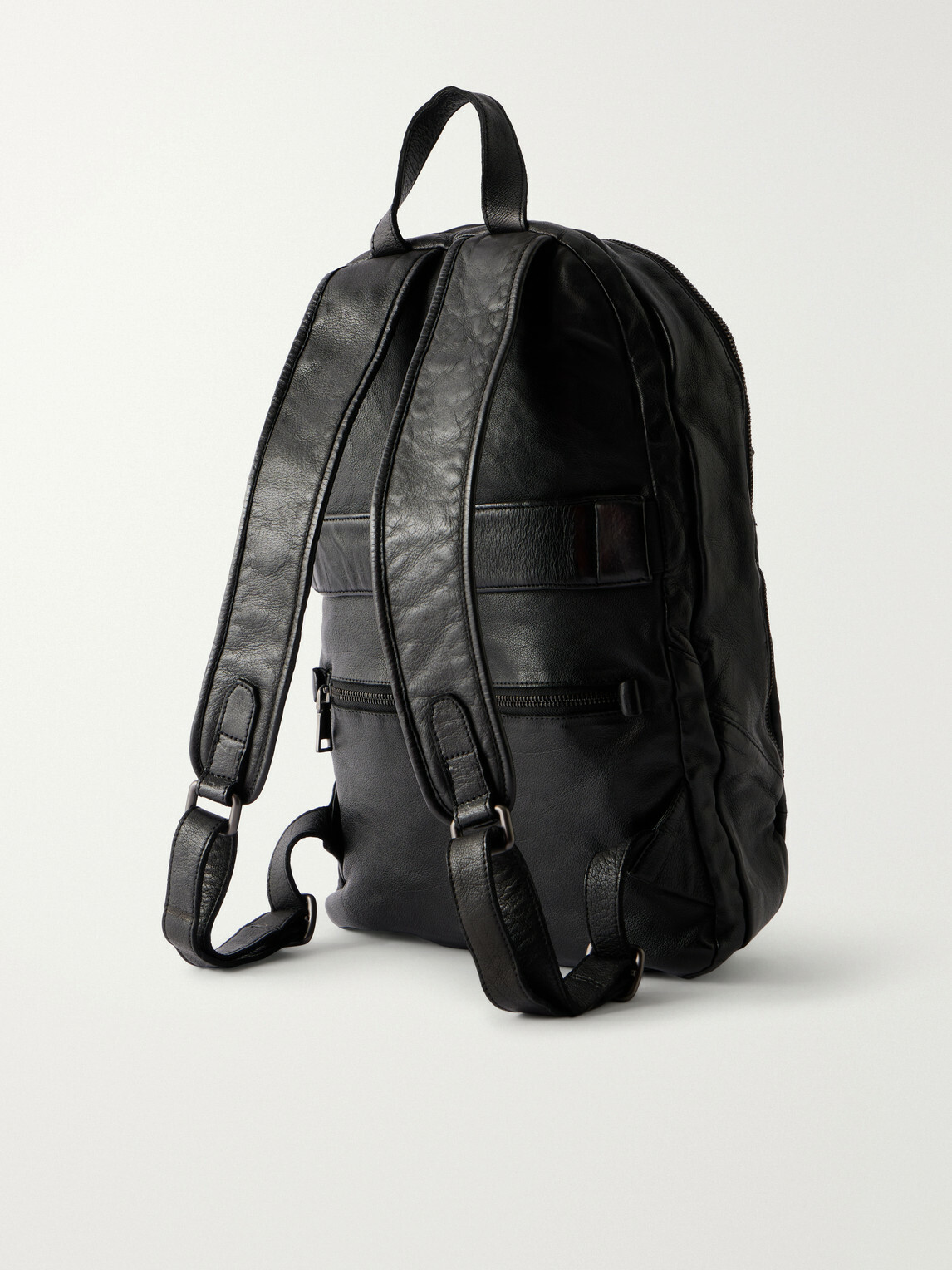 Officine Creative - Recruit/19 Full-Grain Leather Backpack - Black