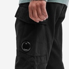 C.P. Company Men's Twill Cargo Pant in Black