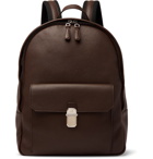 Dunhill - Belgrave Full-Grain Leather Backpack - Brown