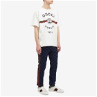 Gucci Men's GG Jersey Track Pants in Navy
