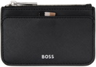 BOSS Black Zip Card Holder