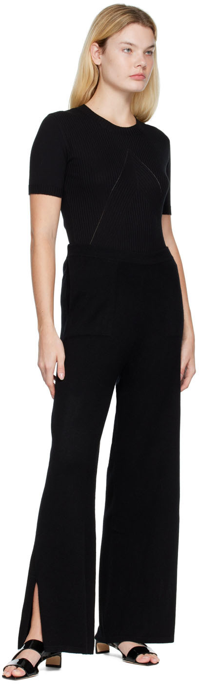 Wolford Black Vented Lounge Pants