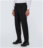 Giorgio Armani Wool and cashmere slim pants