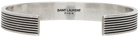Saint Laurent Stripe Cuff Bracelet