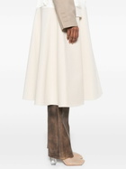 Peter Do Neutral Panelled Single-Breasted Coat