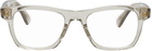 Bottega Veneta Transparent Square Glasses