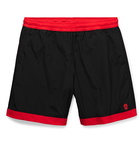 Alexander McQueen - Mid-Length Colour-Block Swim Shorts - Black